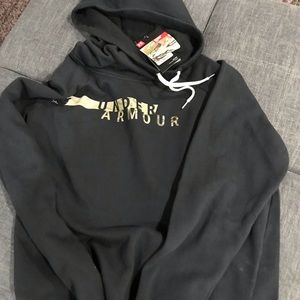 Under armour cold gear fleece camo logo hoodie